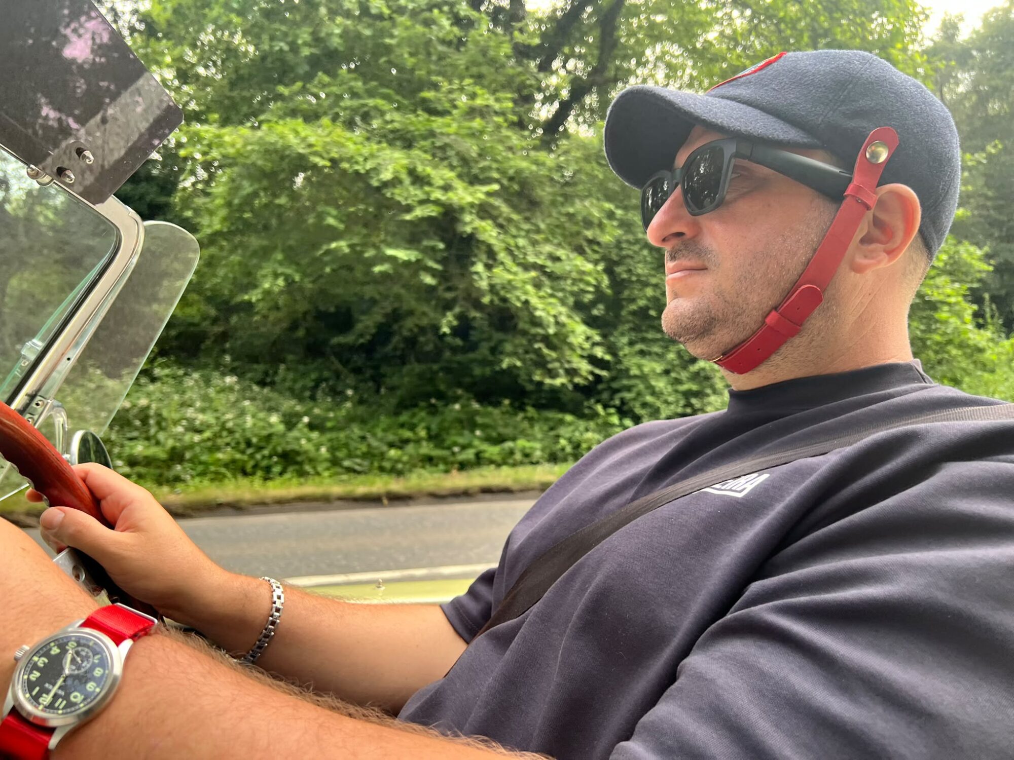 Secure Your Cap. Enjoy The Drive.